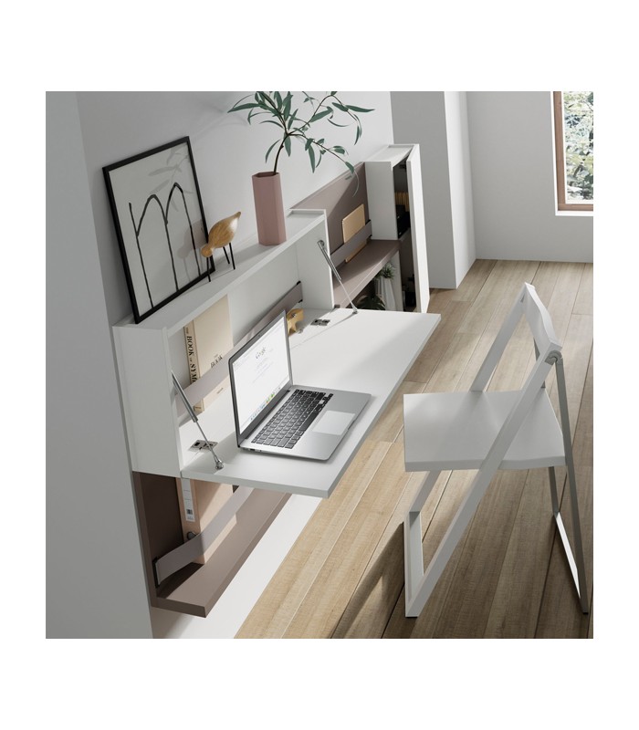 Mesa abatible de pared escritorio plegable Vulcano