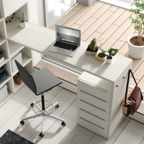 Escritorio alto de diseño para estar sentado y de pie • Mesa Up
