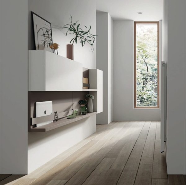 Mesa escritorio abatible y plegable de pared • Mesa Secreter - Imagen 2