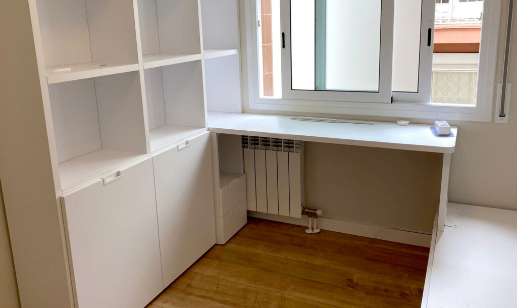 El montaje de muebles, el momento decisivo. Nervios e ilusión.