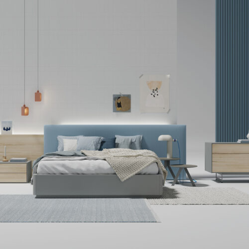 Cabezal Tapizado Plane