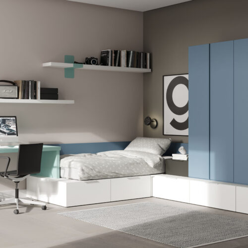 Habitación Kubox sobre base en L